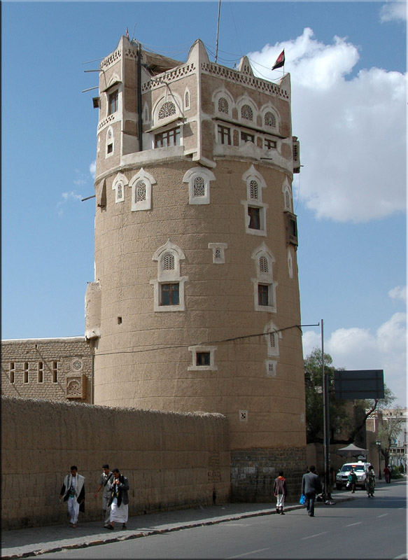 Ein Wohnturm in Sanaa