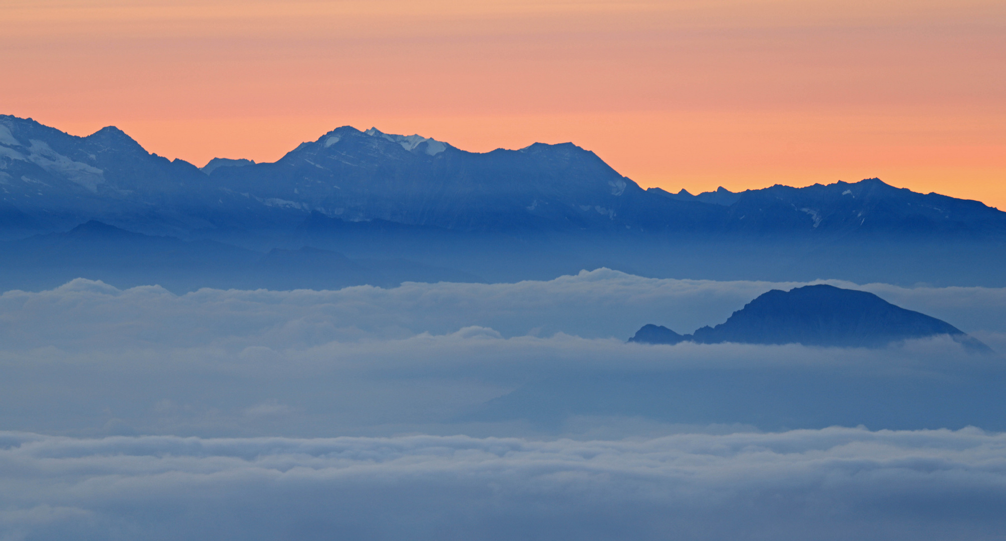 Ein Wolkenmeer