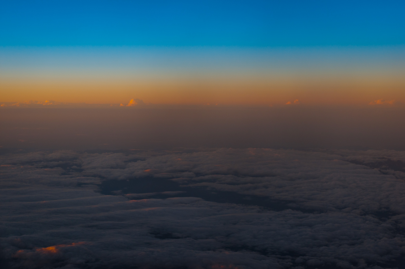 Ein Wolkenmeer zu Füßen..