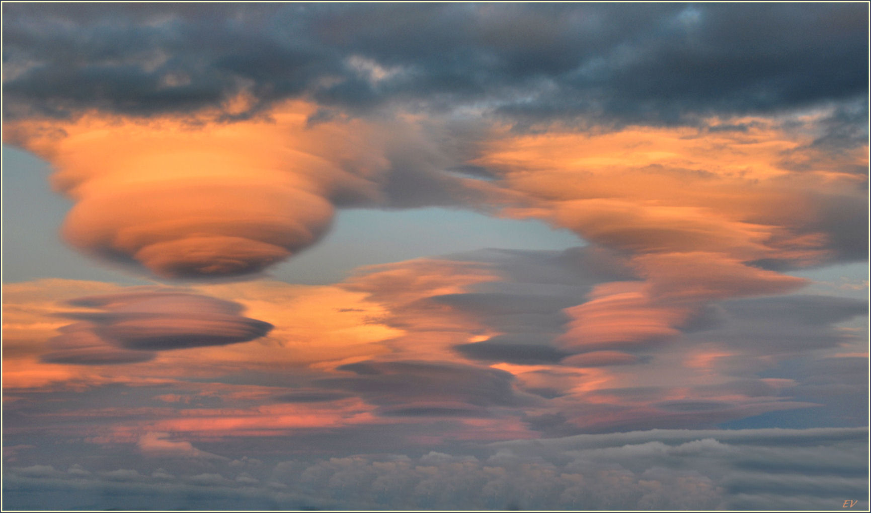 ein Wolkenschauspiel...