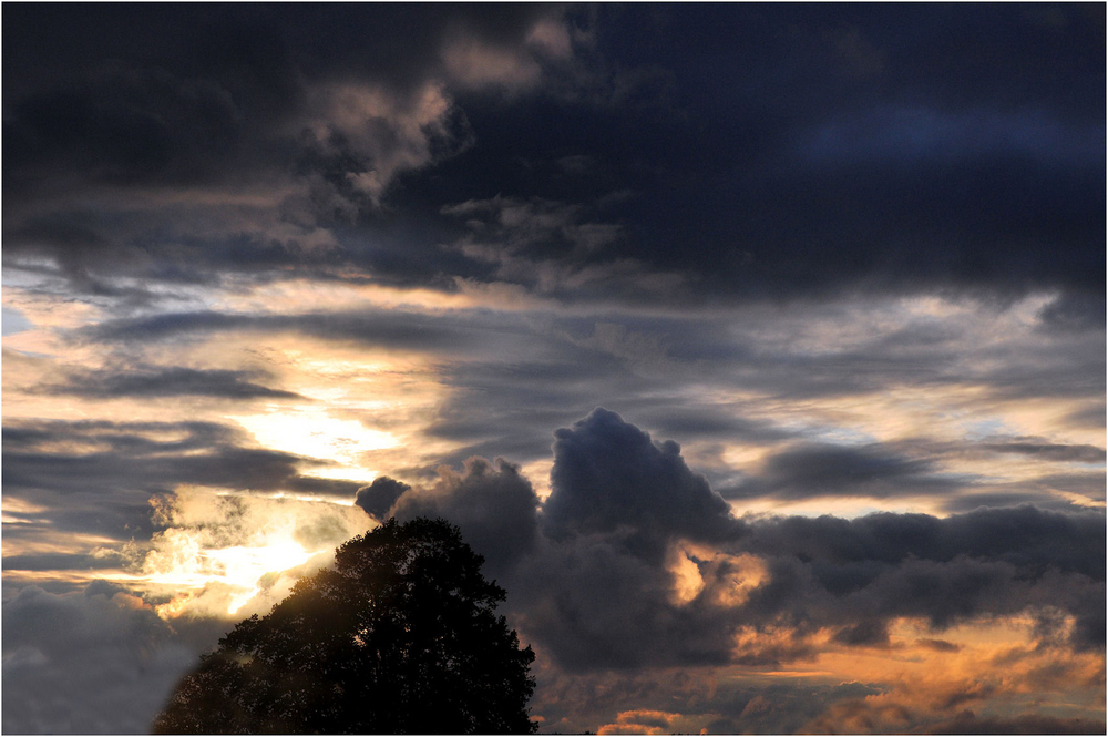 ein Wolkenschauspiel...