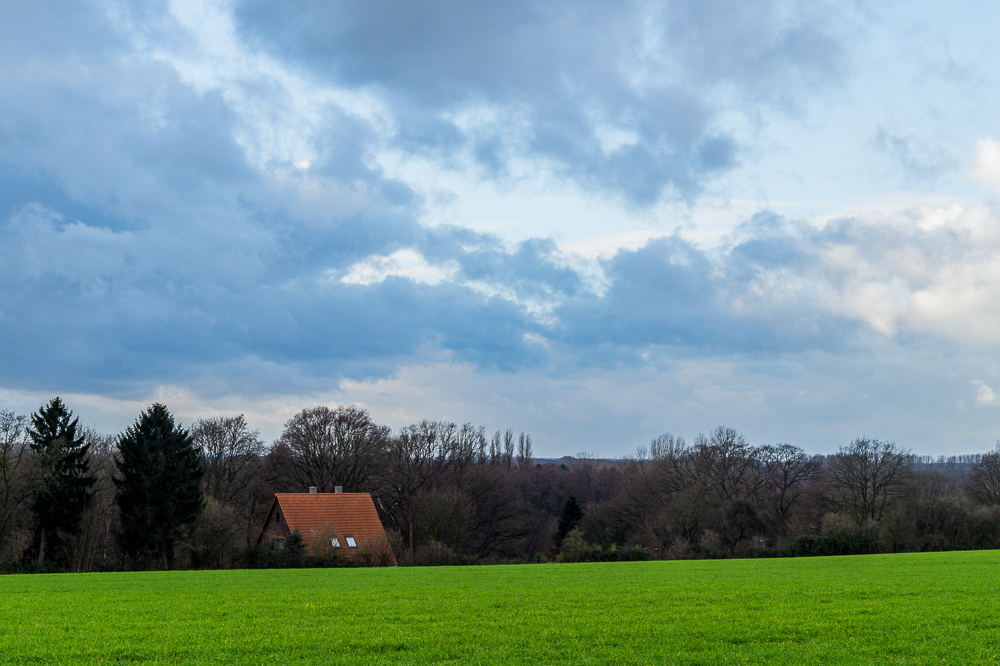 Ein Wolkentag am Niederrhein