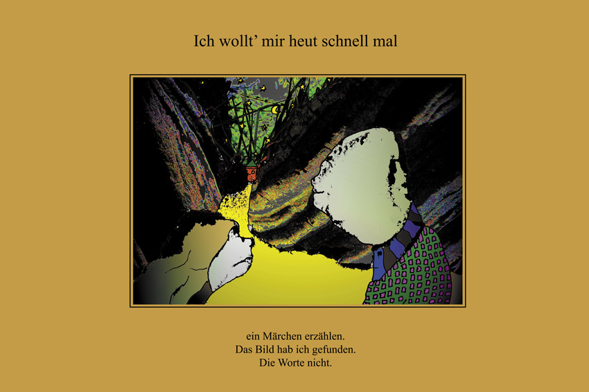 Ein wortloses Märchen an der Wand