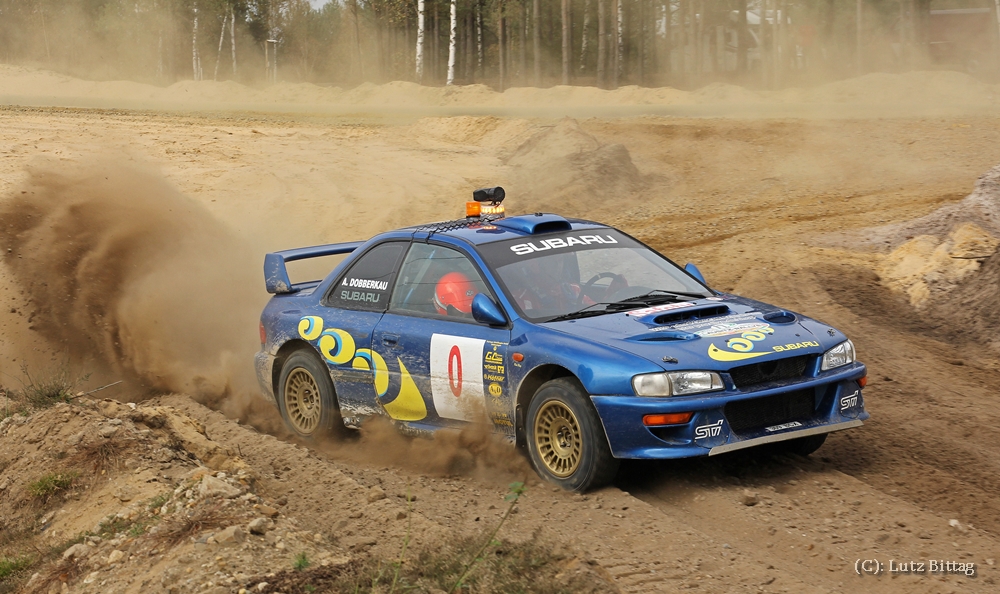 Ein WRC in der Lausitz