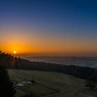 Ein wunder schöner Tag verabschiedet sich mit einem wunder schönen Sonnenuntergang