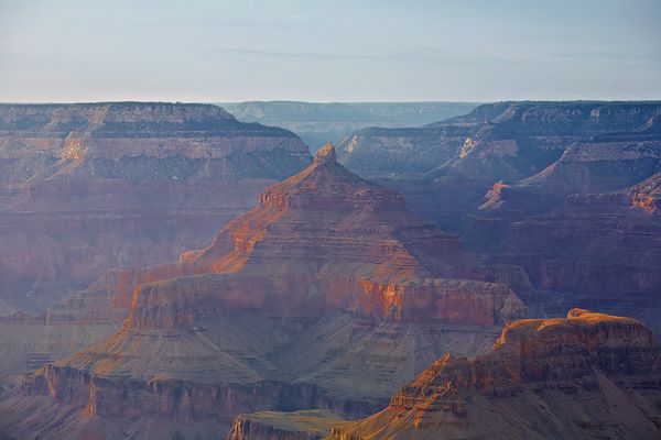 Ein wunderbarer Sonnenuntergang am Grand Canyon