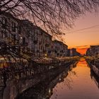 Ein Wunderbarer Winterabend am Naviglio Grande