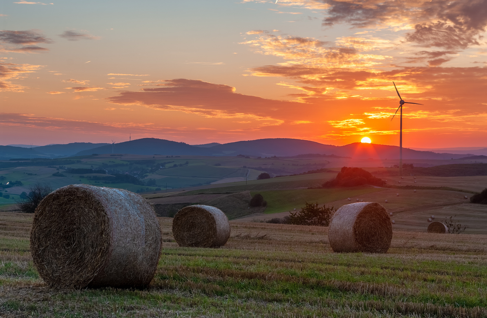 Ein wunderschöner Abend auf dem Reiserberg