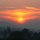 Ein wunderschöner Sonnenaufgang,