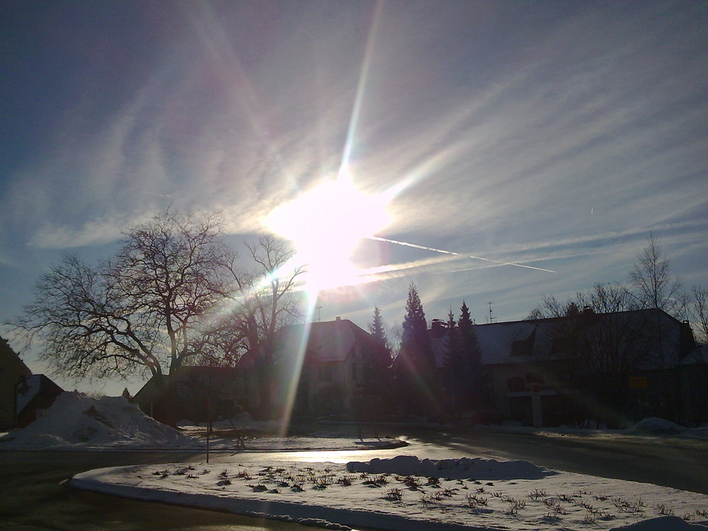 ein wunderschöner Sonnenschein