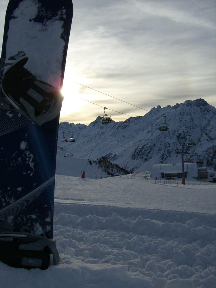 Ein wunderschöner Tag im Schnee geht zu ende ...