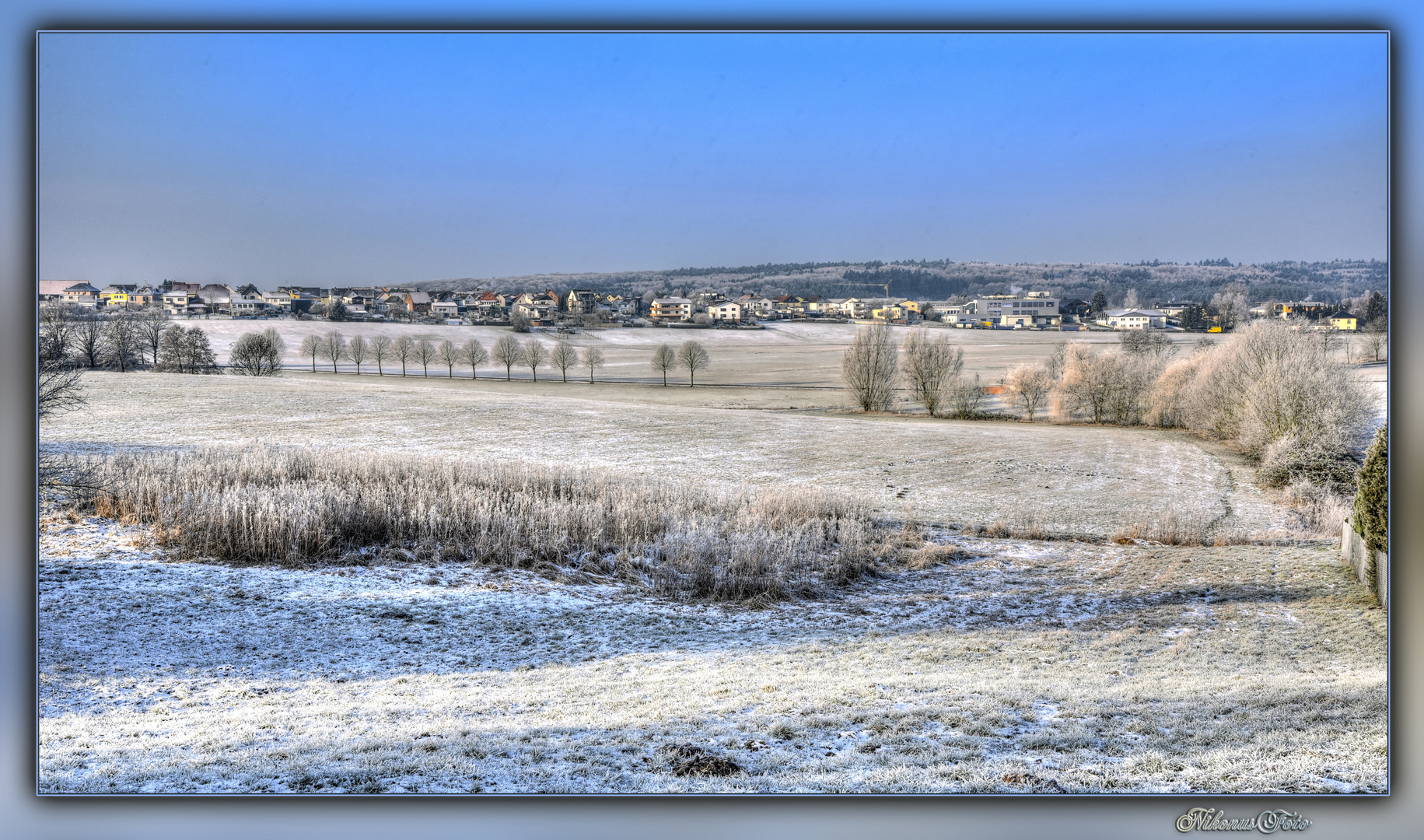 ein wunderschöner Wintermorgen