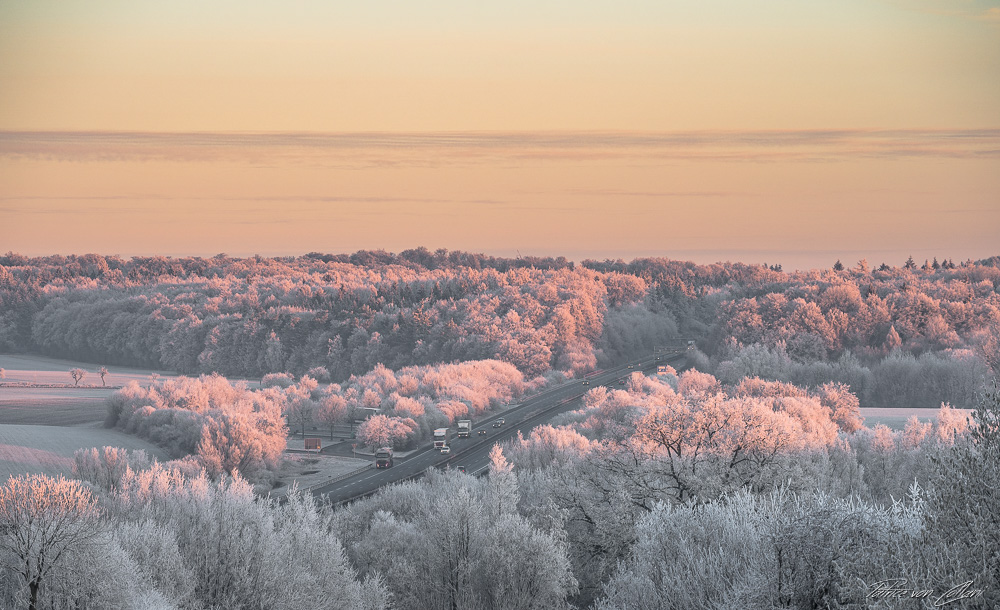 Ein wunderschöner Wintermorgen