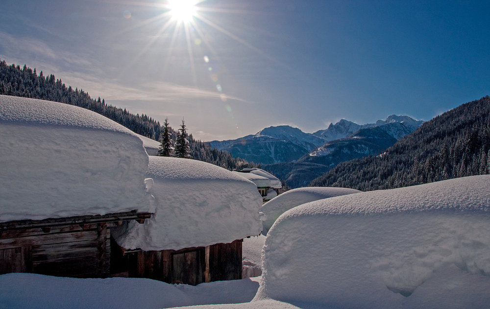 Ein wunderschöner Wintertag im Lesachtal