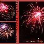 Ein wunderschönes Feuerwerk am Hörnumer Hafen ...