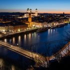 ein wundervoller Blick vom Ludwigssteig in Passau