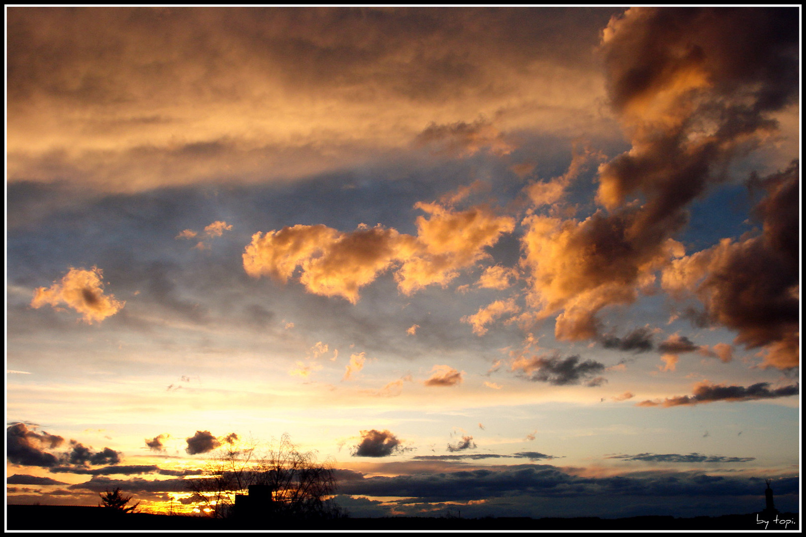 ein wundervoller Sonnenuntergang