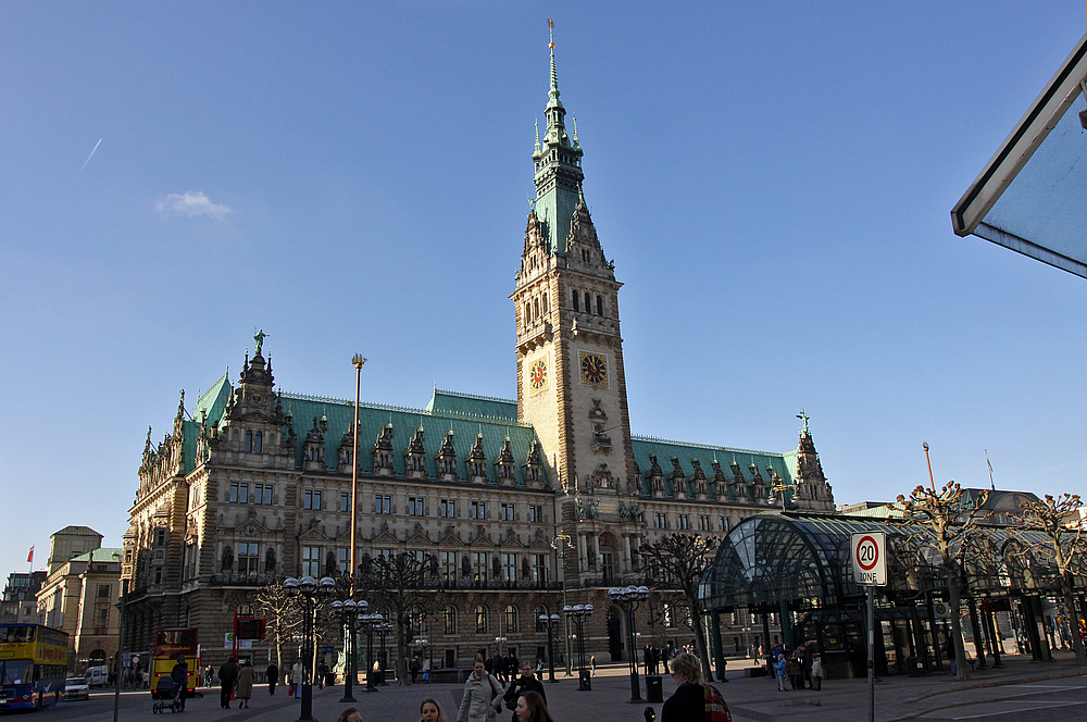 ein wundervolles rathaus in hamburg