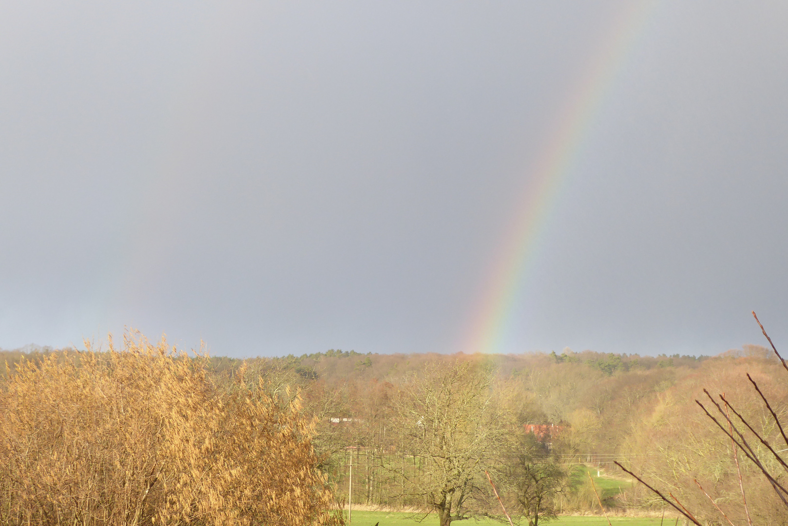 Ein zarter Regenbogen