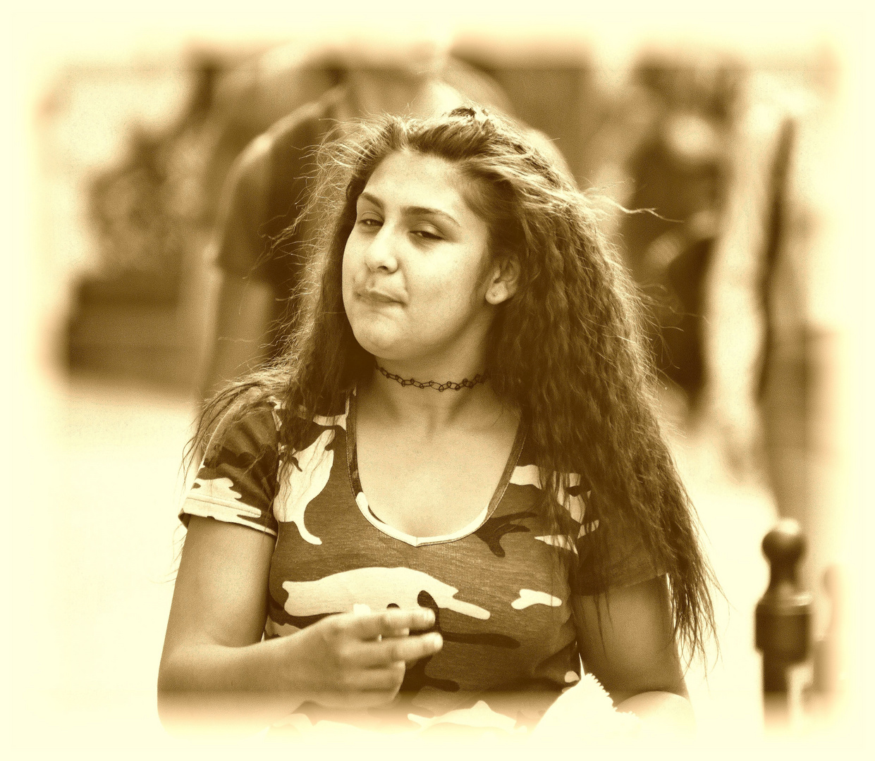 Ein Zigeunermädchen... Foto & Bild portrait, streetfotografie mit