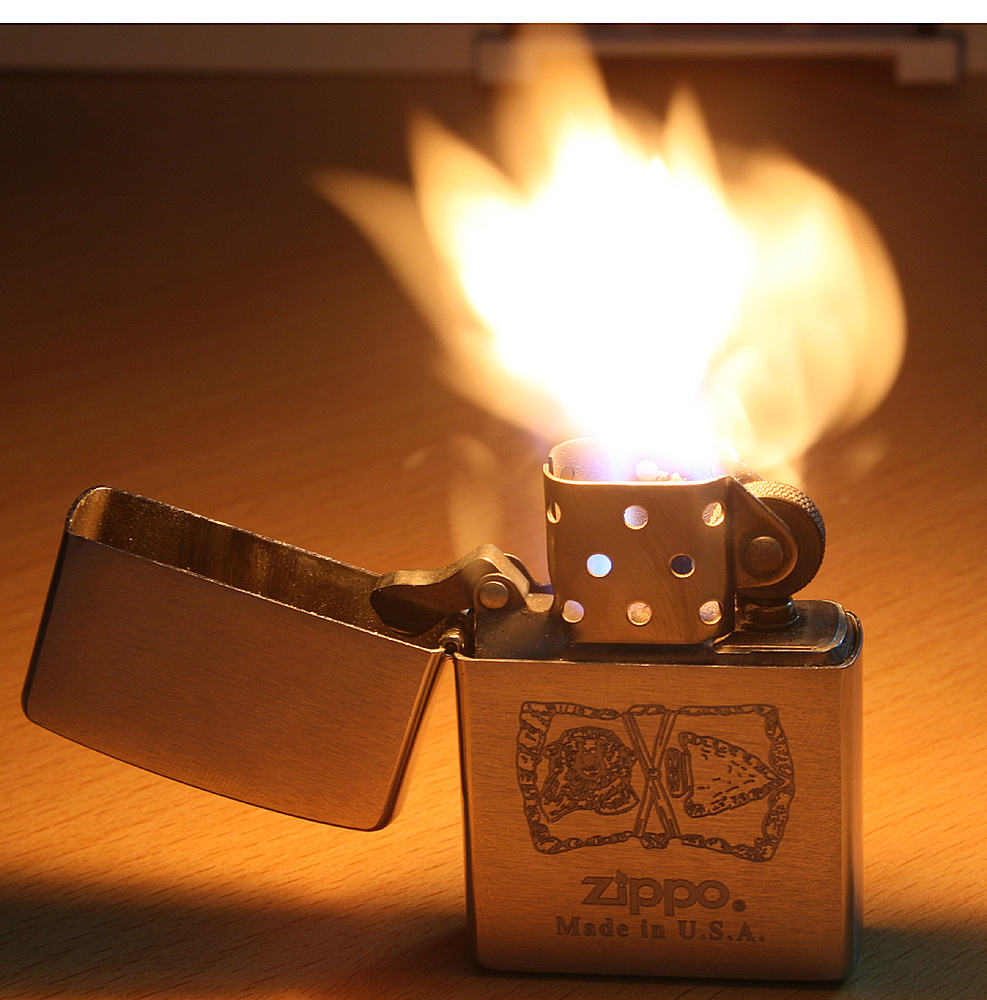 Ein ZIPPO brennt immer