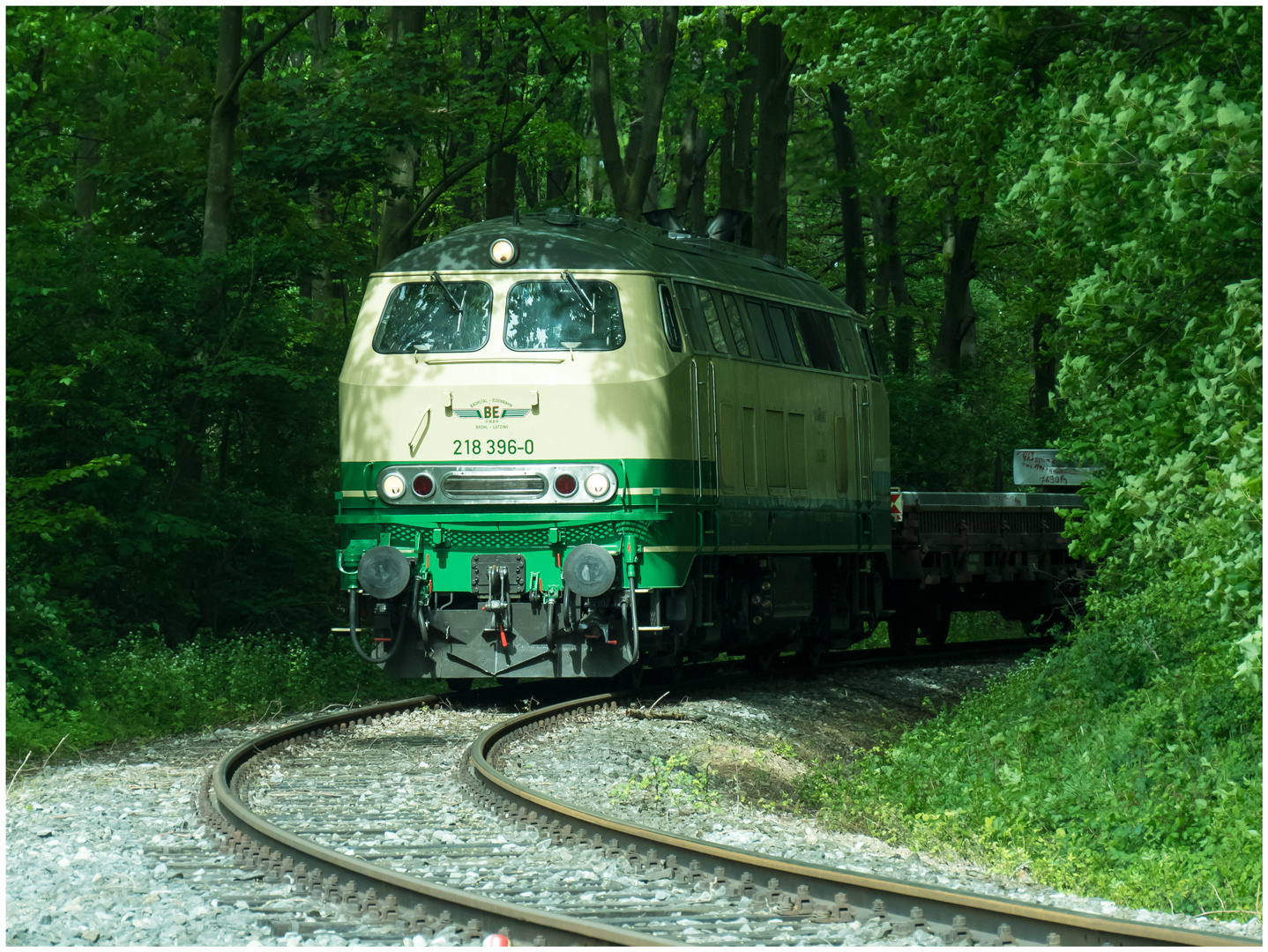 EIn Zug der Brohltaleisenbahn