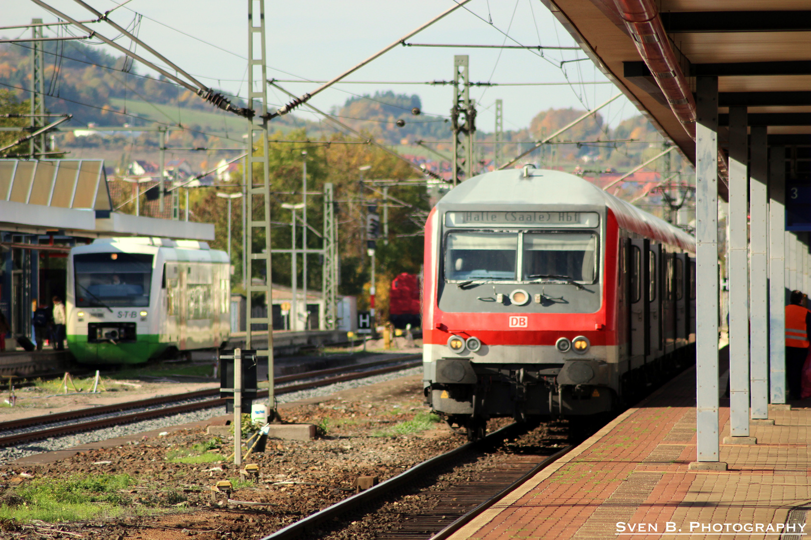 Ein Zug der RegionalBahn Linie 20 Eisenach - Halle