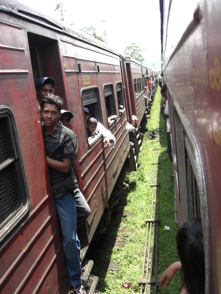 Ein Zug in SRI LANKA