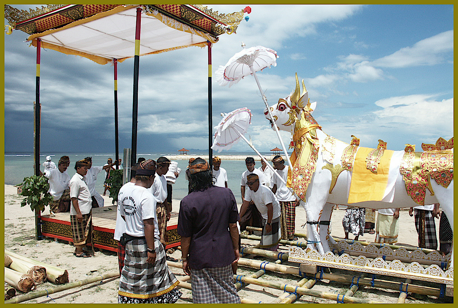 Einäscherung in Sanur