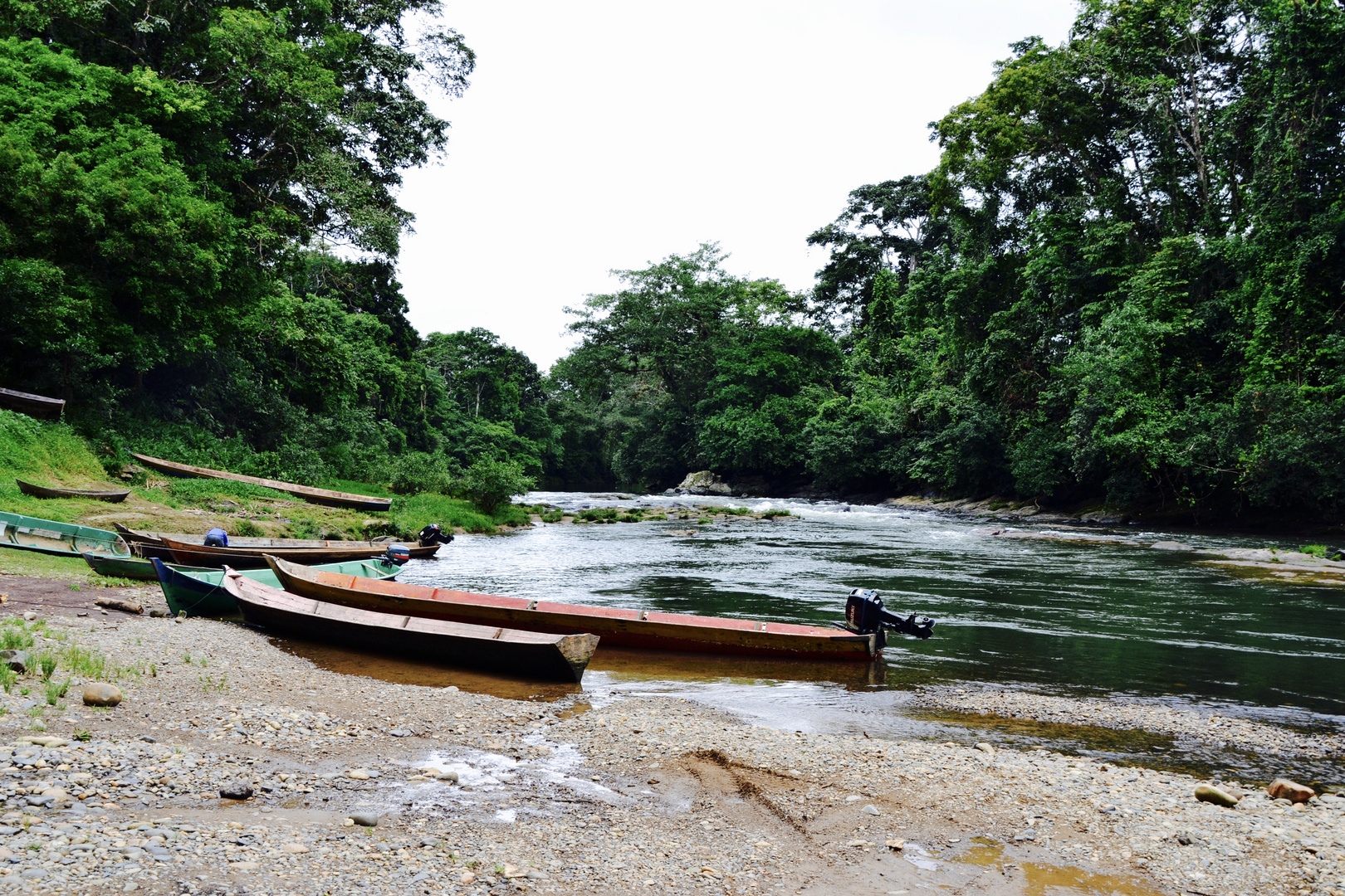 Einbaumboote in Panama