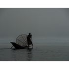 Einbeinruderer im Inle Lake