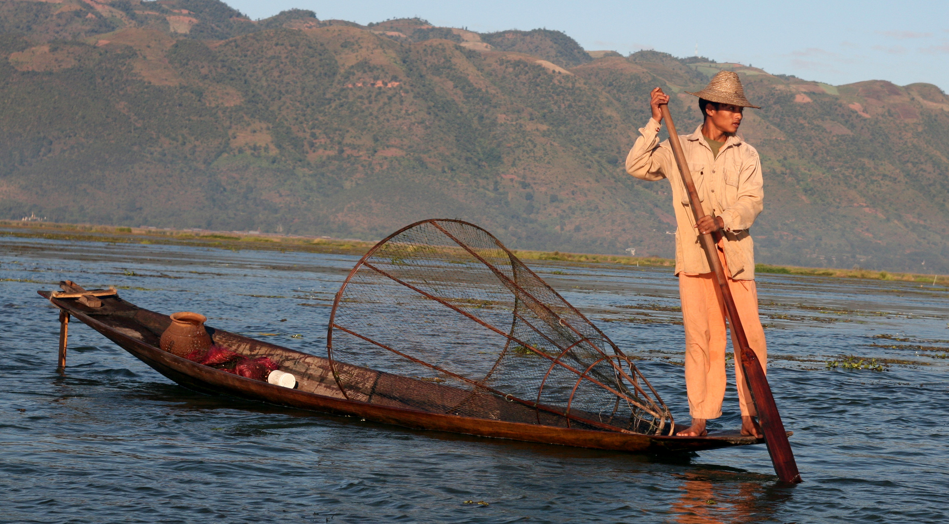 Einbeinruderer Inle See Myanmar