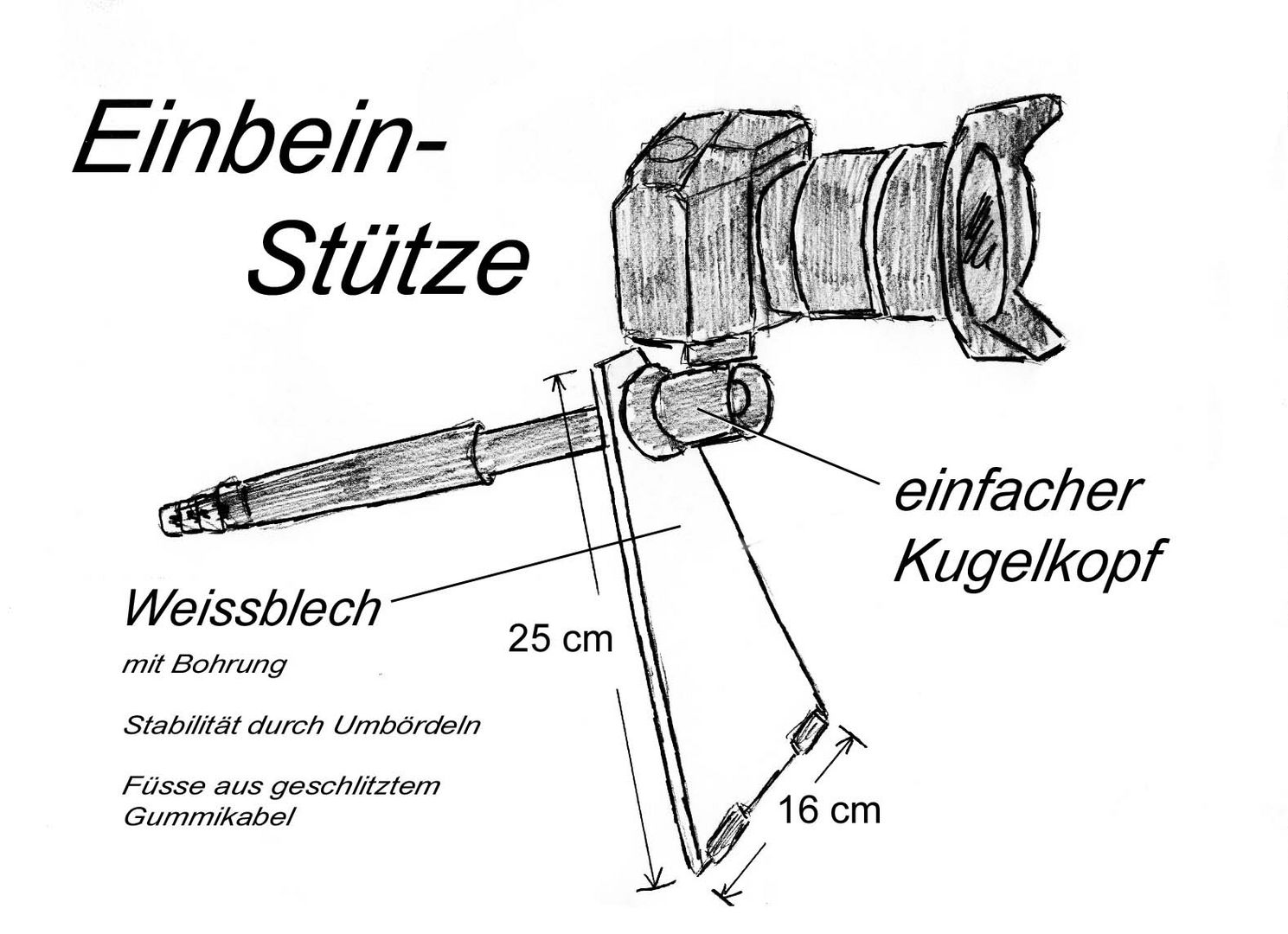 Einbeinstütze