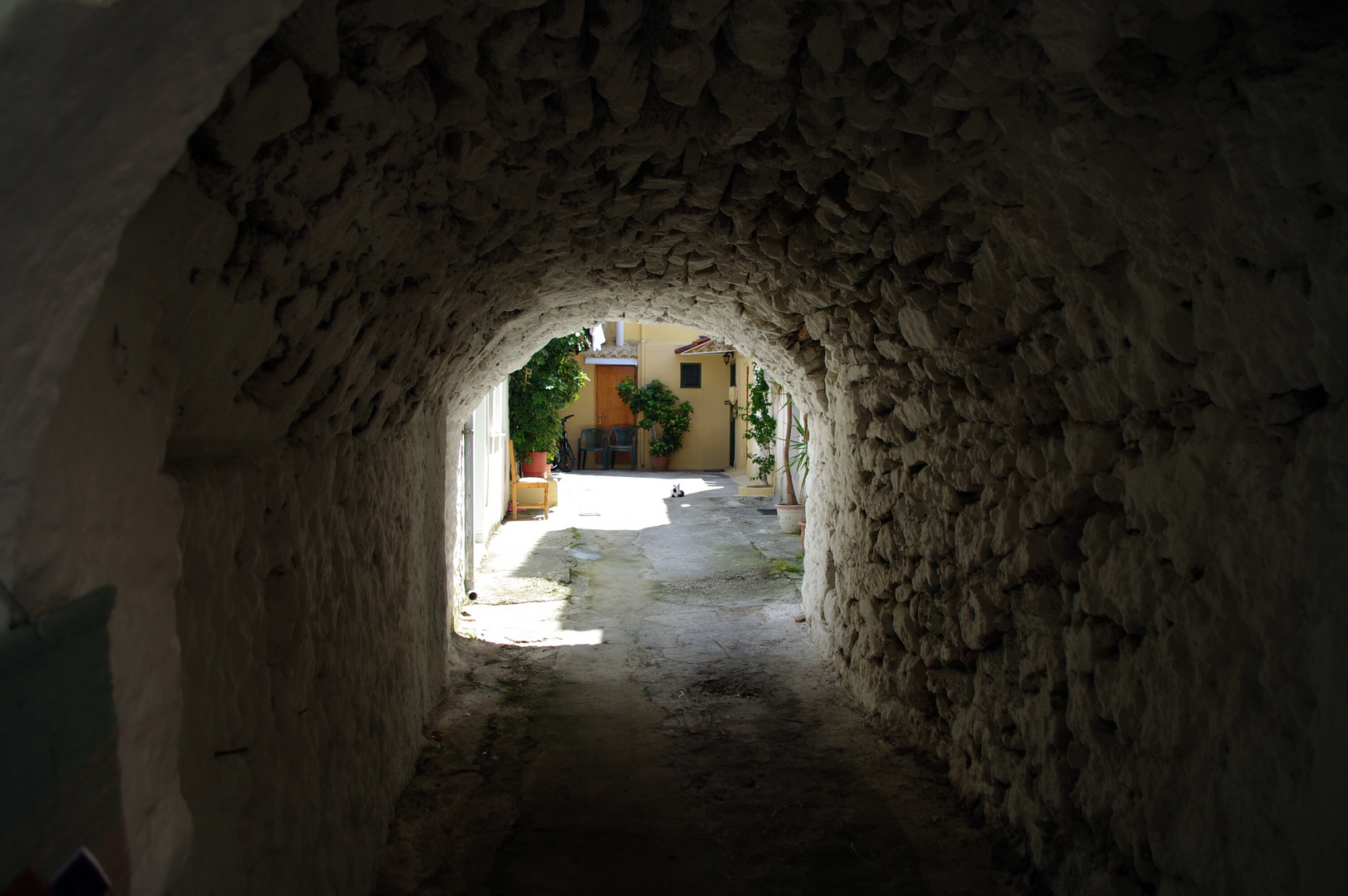 Einblick - Hof in Parga