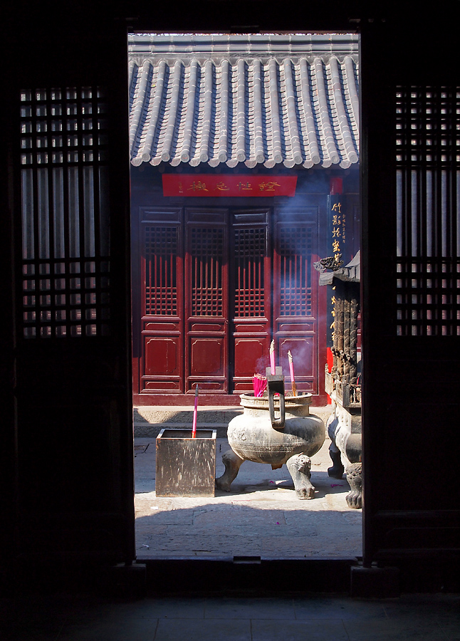 Einblick in daoistischen Tempel