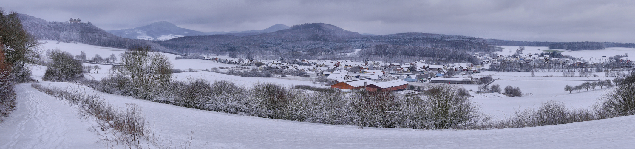 Einblick in die winterliche Rhön