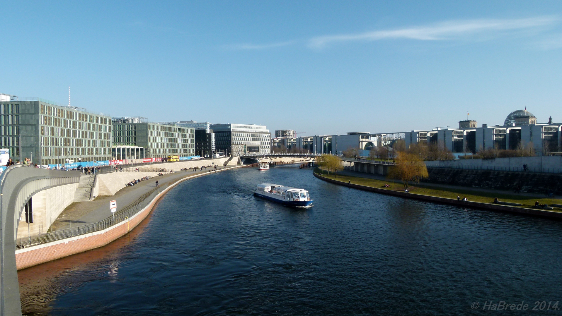 Einblick ins Regierungsviertel