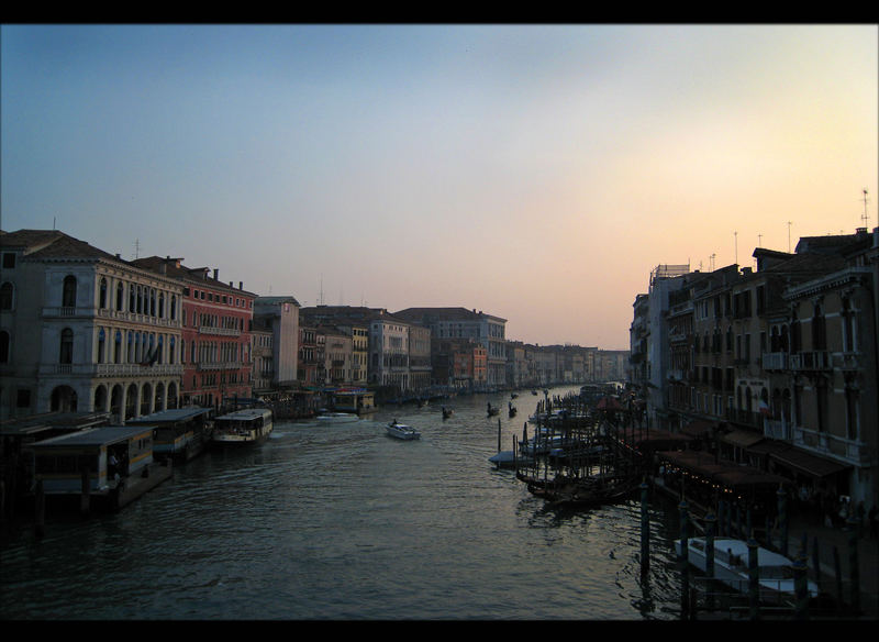 Einbruch der Dämmerung in Venedig