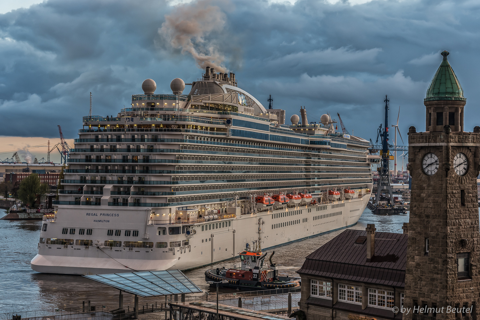 Eindocken der REGAL PRINCESS