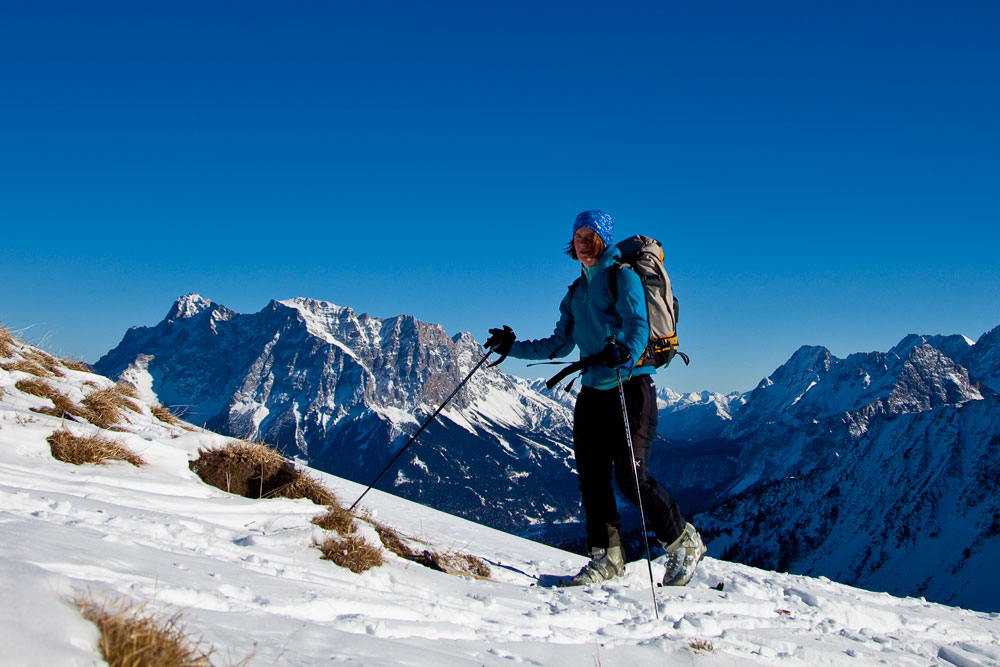 Eindrucksvolle Zugspitze