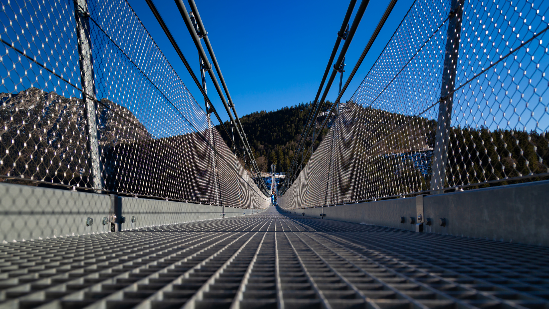 Eindrücke auf der highline 179 Hängebrücke