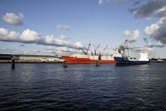 Eindrücke aus dem Hafen Hamburg im August 2009 / 3