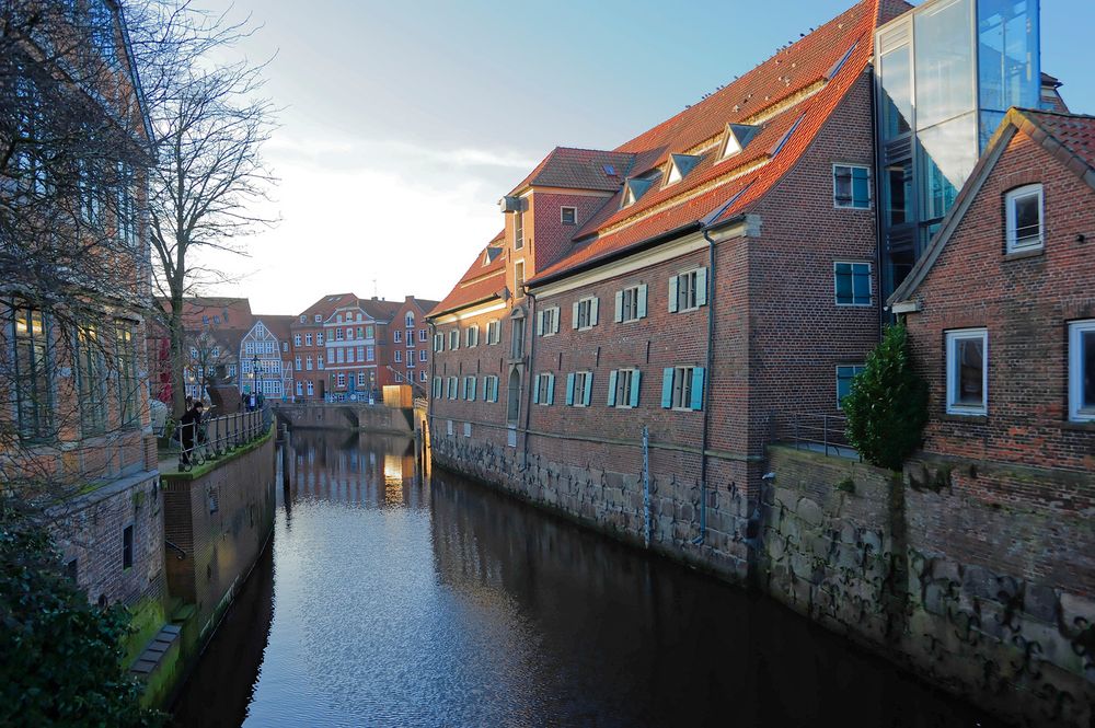 Eindrücke aus der alten Hansestadt Stade zum Jahreswechsel: Alter Hafen