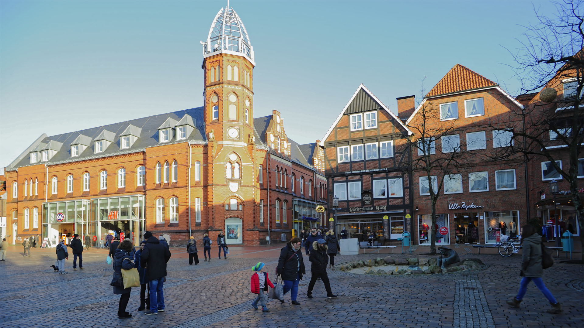 Eindrücke aus der alten Hansestadt Stade zum Jahreswechsel: Am Pferdemarkt