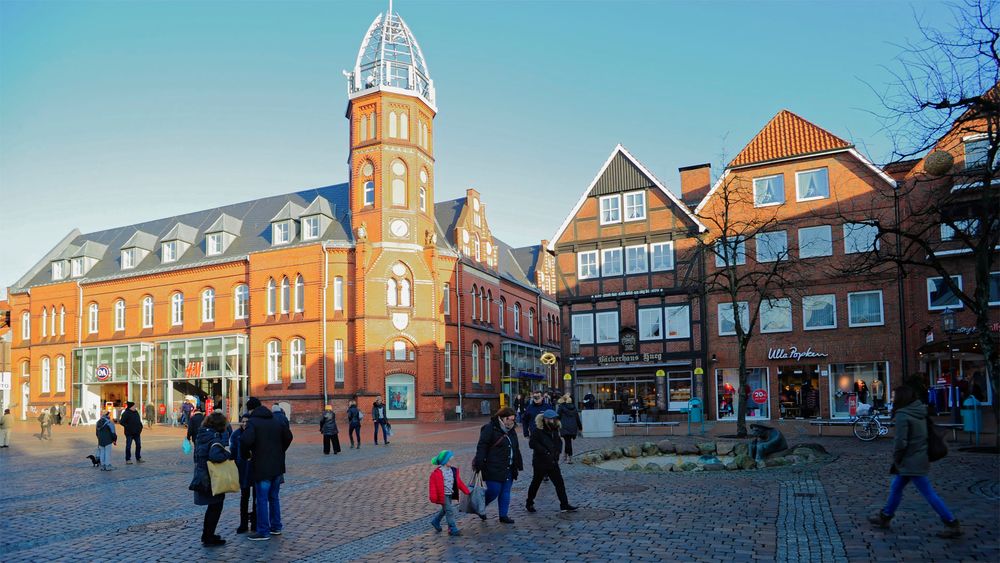 Eindrücke aus der alten Hansestadt Stade zum Jahreswechsel: Am Pferdemarkt