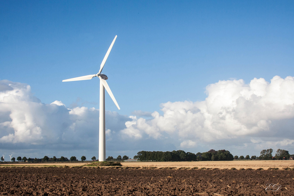 Eindrücke aus Friesland Windrad