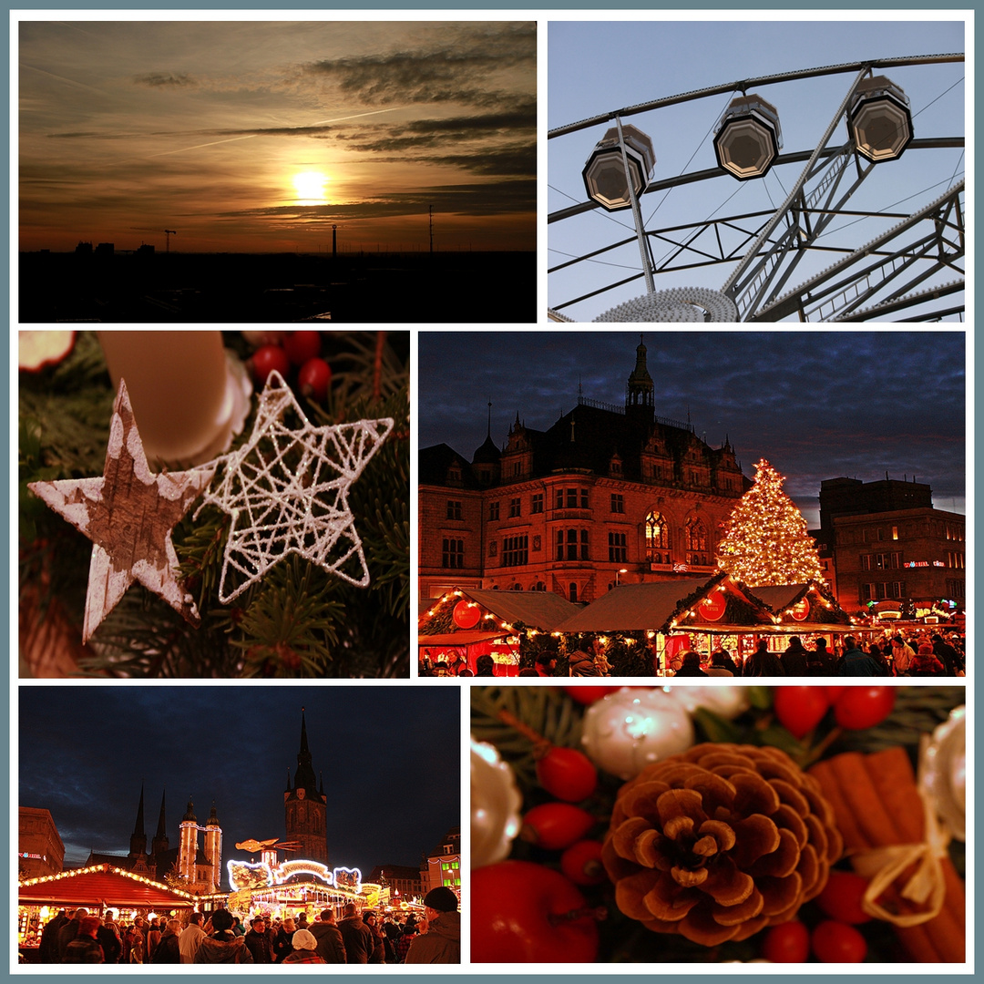 Eindrücke vom Hallenser Weihnachtmarkt