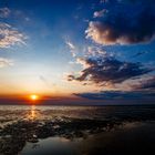 eine abendliche Stimmung an der Nordsee