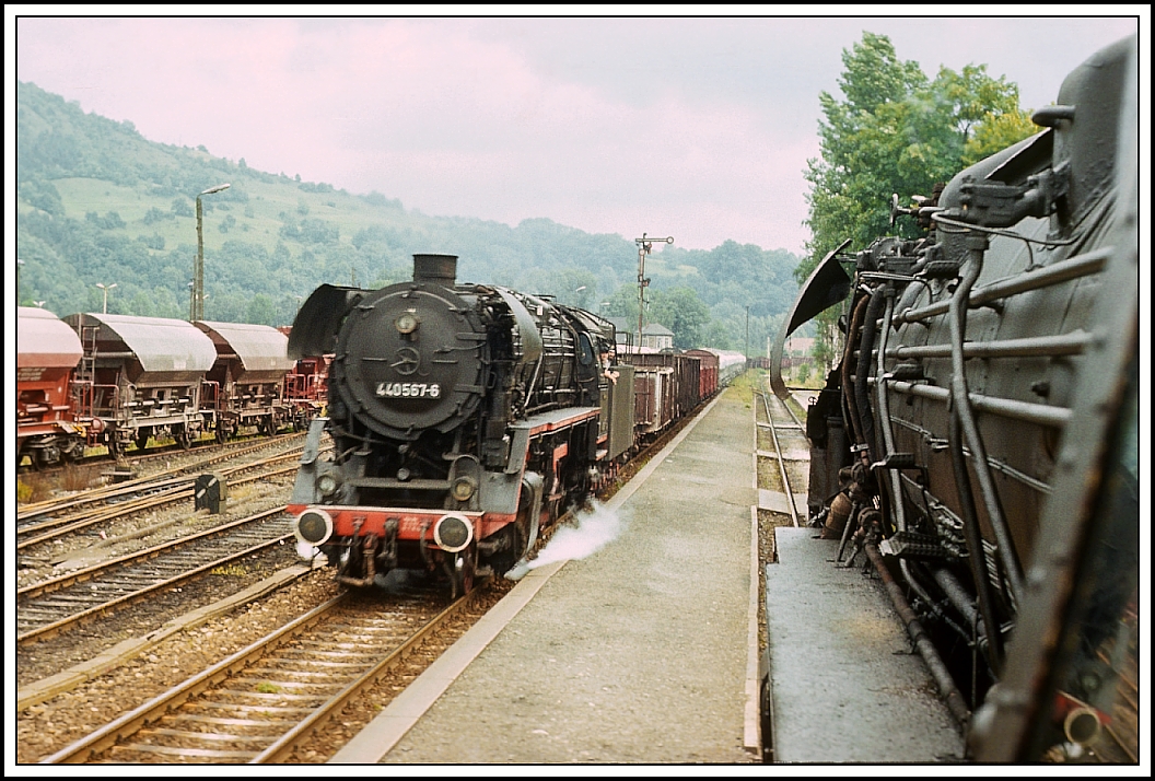 Eine alltägliche Jumbo Begegnung 1979 im Bhf Kahla