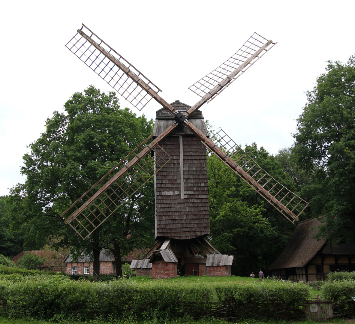 Eine alte Bockwindmühle